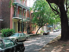 Rue Esplanade in New Orleans, Louisiana