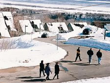 Chalets la Falaise in Beaupre, Quebec, Canada