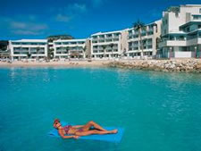 Flamingo Beach in Sint Maarten, Caribbean