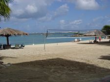 Flamingo Beach in Sint Maarten, Caribbean