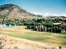 Hot Springs Village in Lava Hot Springs, Idaho