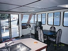 LOR Houseboat Club in Kelowna, British Columbia, Canada