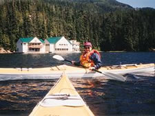 Nu-Tka Landing Floating Resort in Vancouver Island Nootka Sound, Brit, Canada